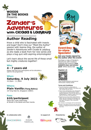 Author Reading - Zander’s Adventures with Cicada & Ladybug